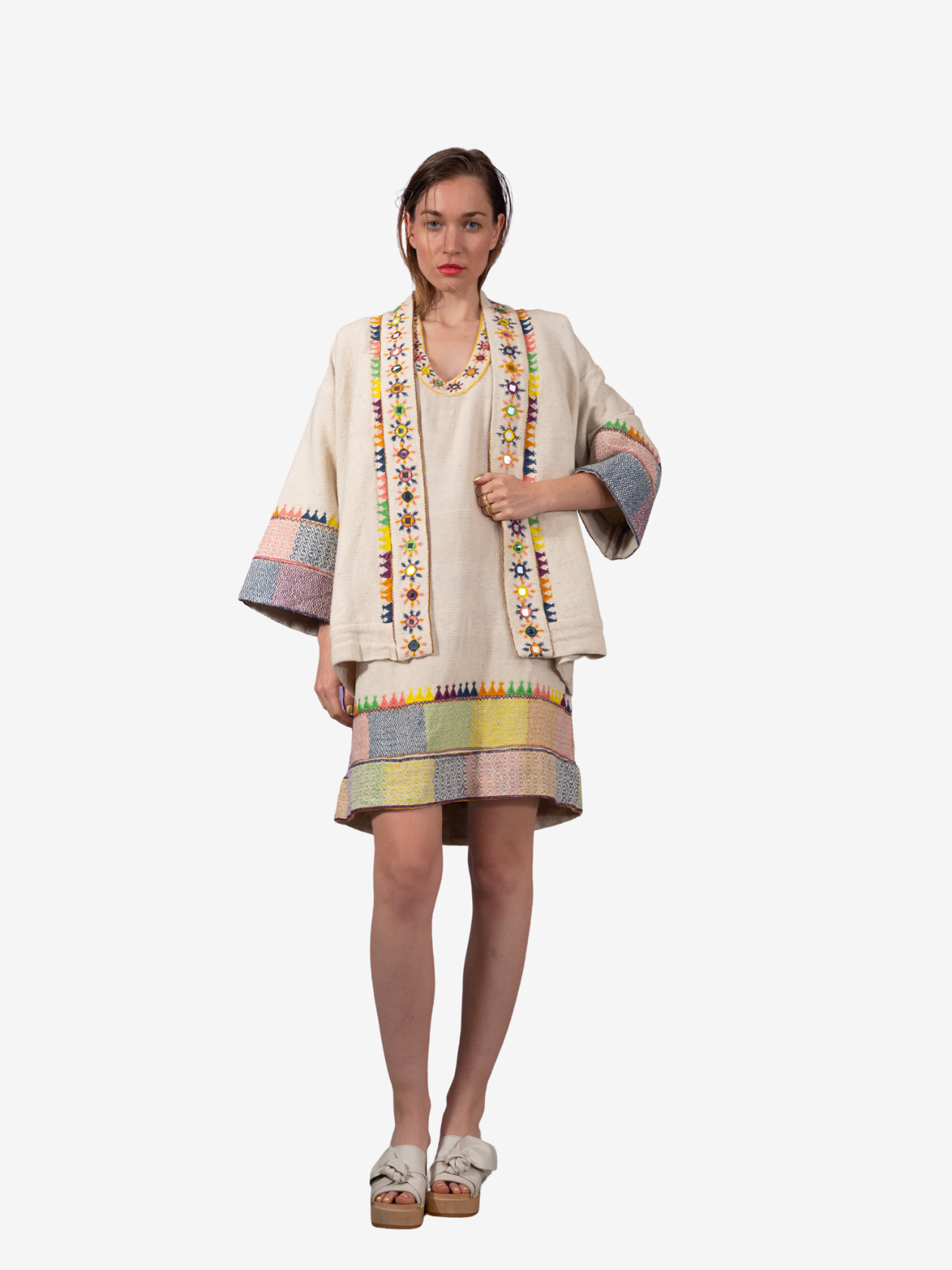 Kimono brodé SARASWATI