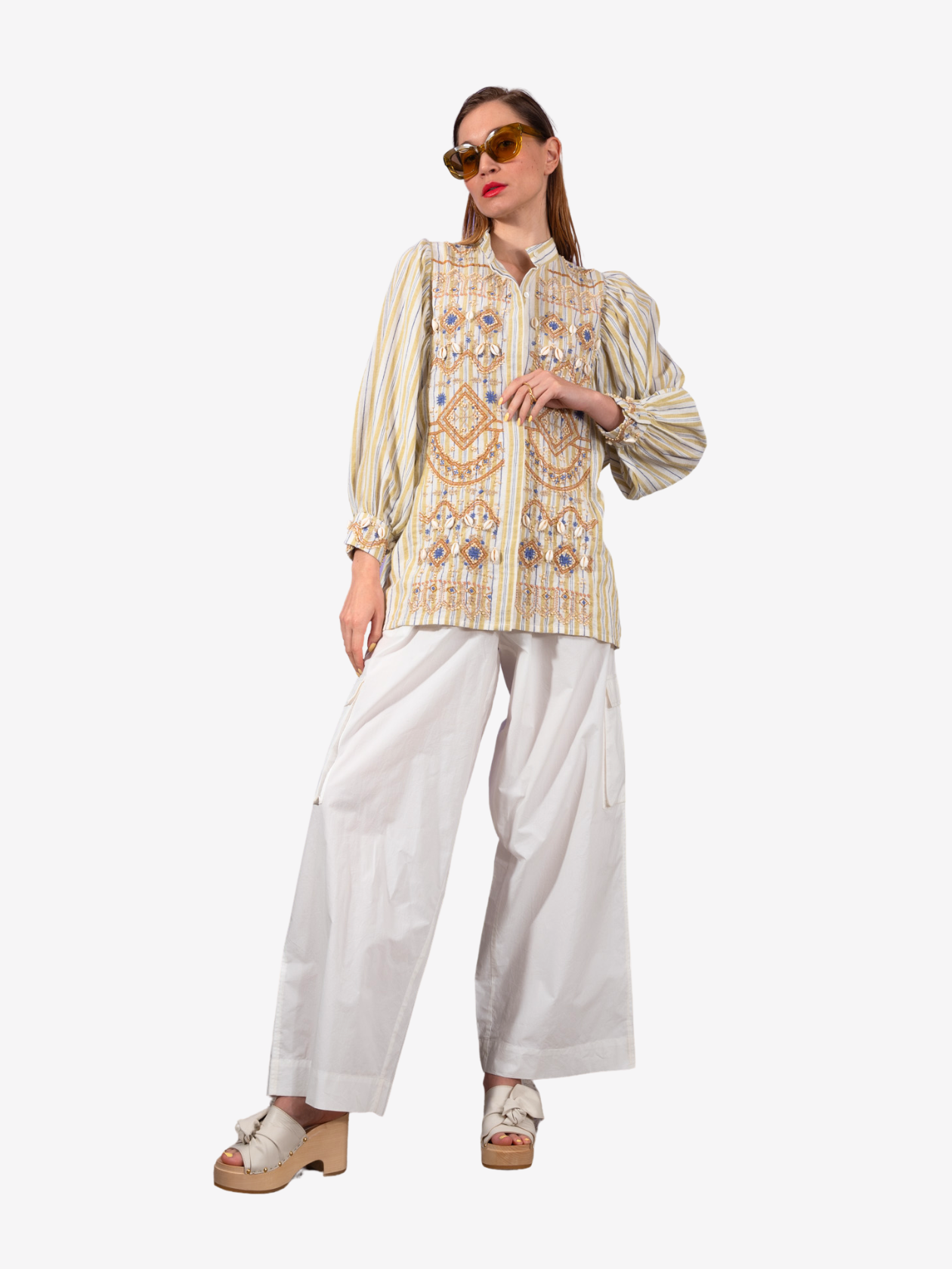 SHANTI embroidered shirt