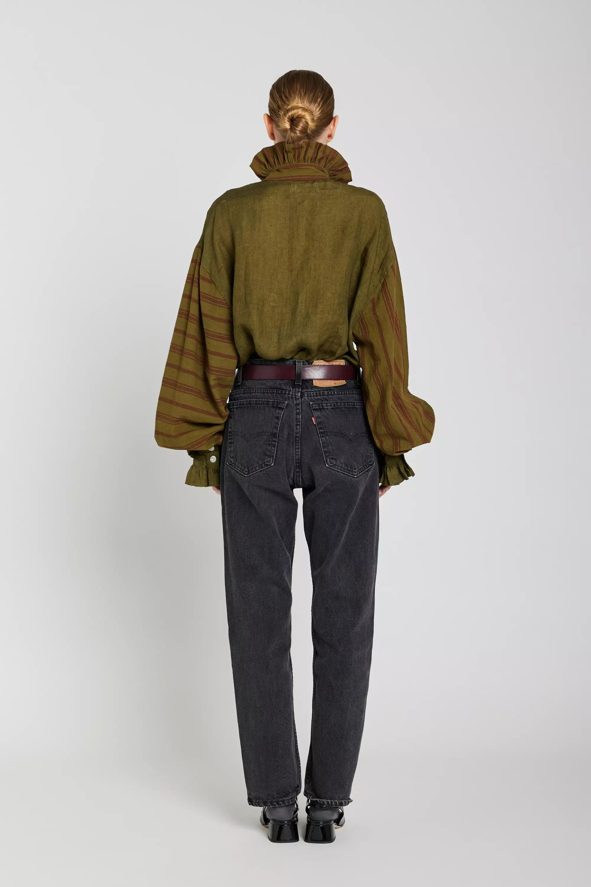ALMA khaki blouse