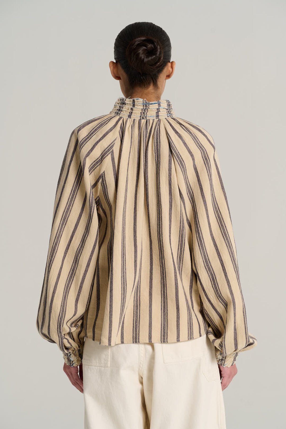 ARTHUR cream linen blouse