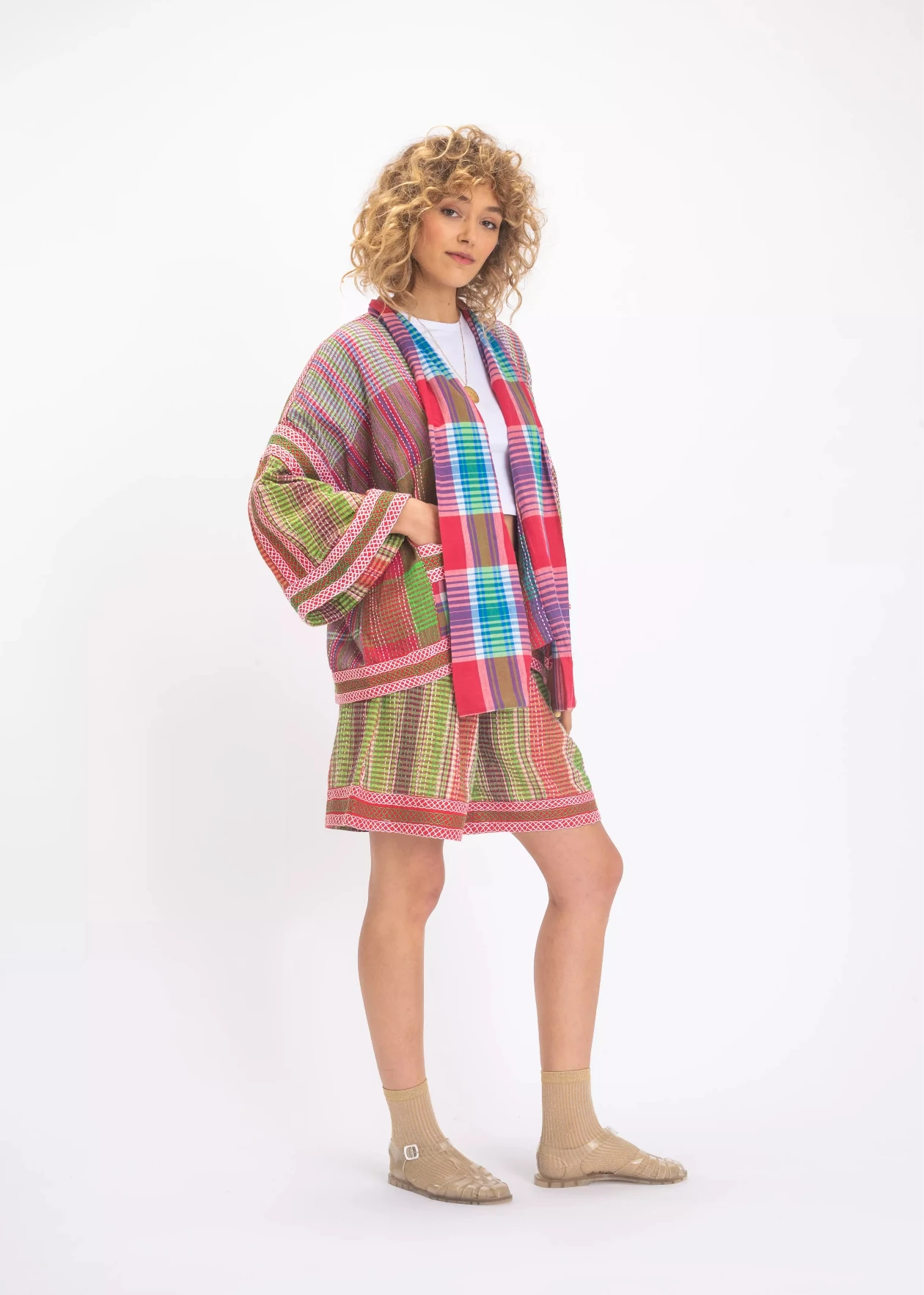 v de vinster rudra rouge kimono