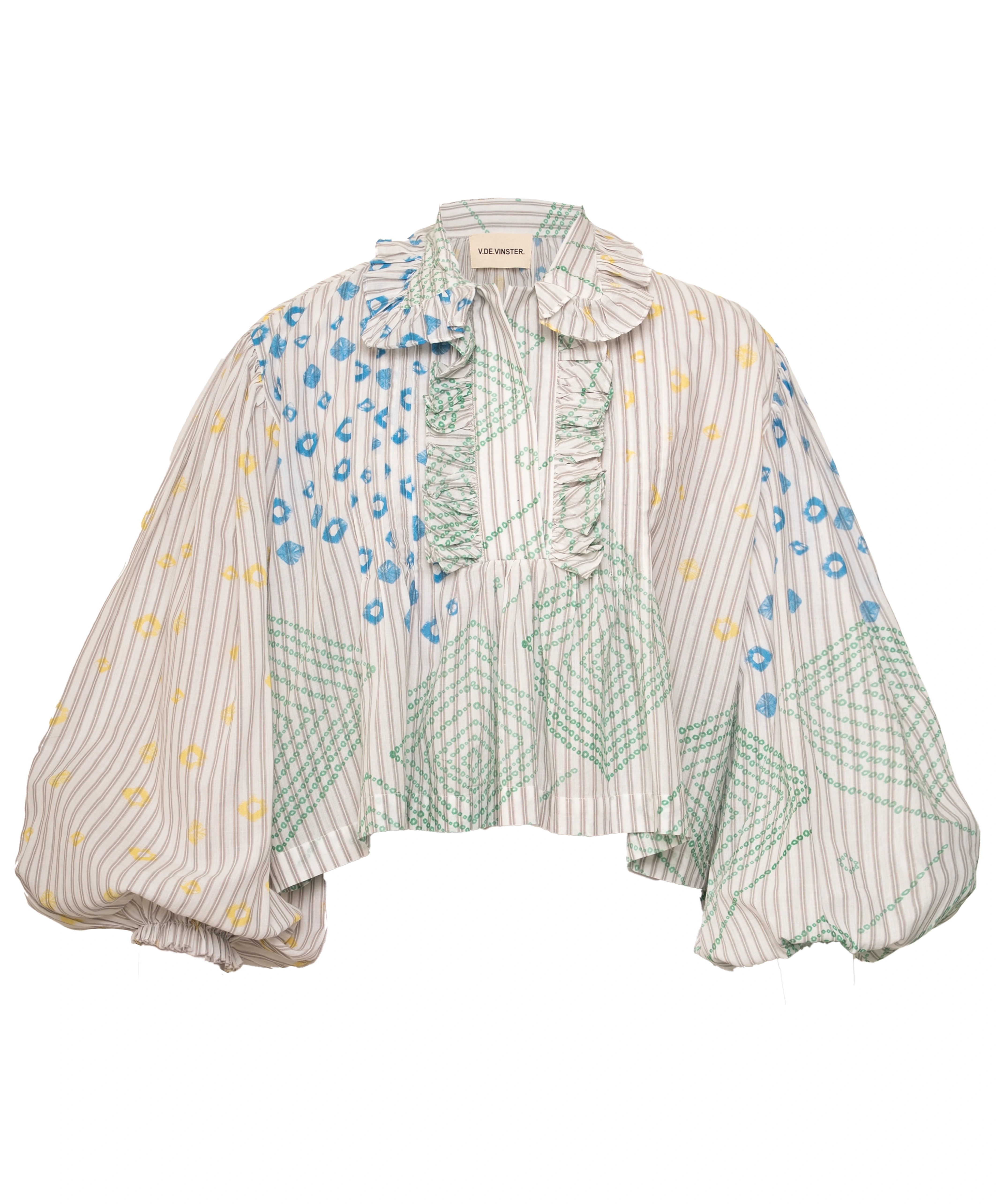 BAYA BLOUSE BLUE GREEN