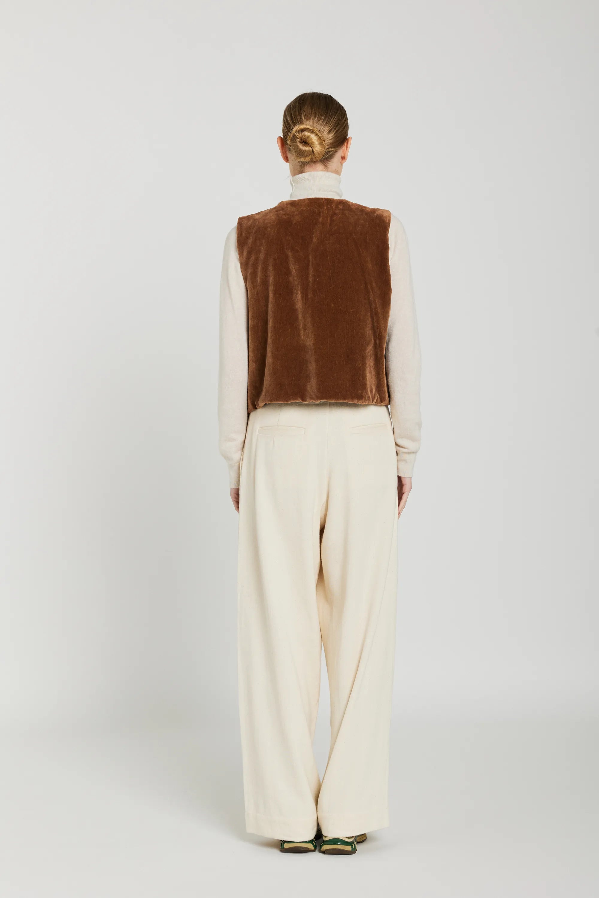 V DE VINSTER MARRON BOLERO BRODÉ