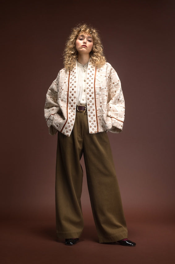 Veste matelassée crème Cylia