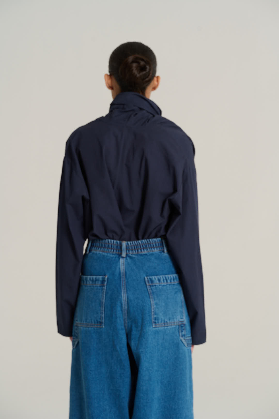 Navy blue MARCEL blouse