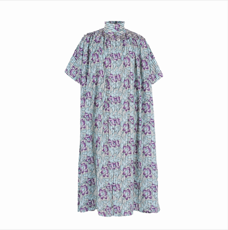 V DE VINSTER BHUMI ROBE LONGUE BLEUE
