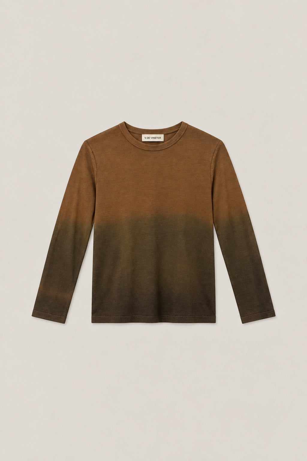 HECTOR long-sleeved chocolate T-shirt