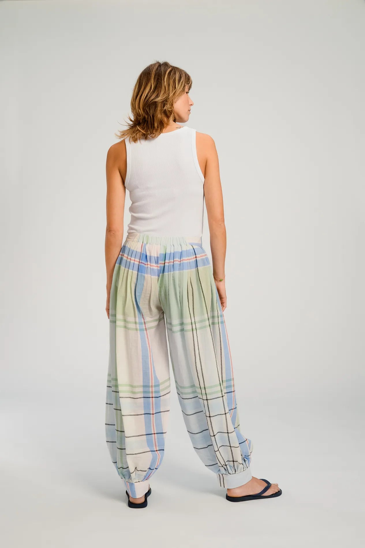 BLEU VERT V DE VINSTER HOKKAIDO PANTALON