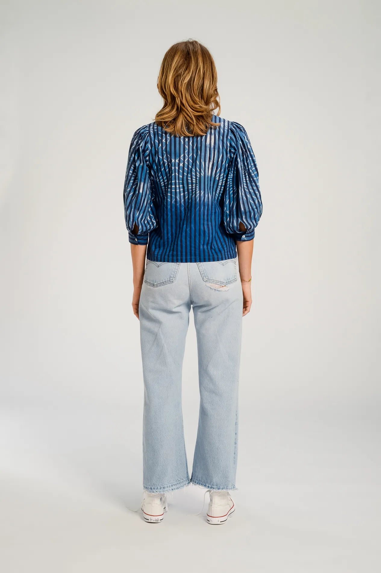 JODPUR blue dyed blouse