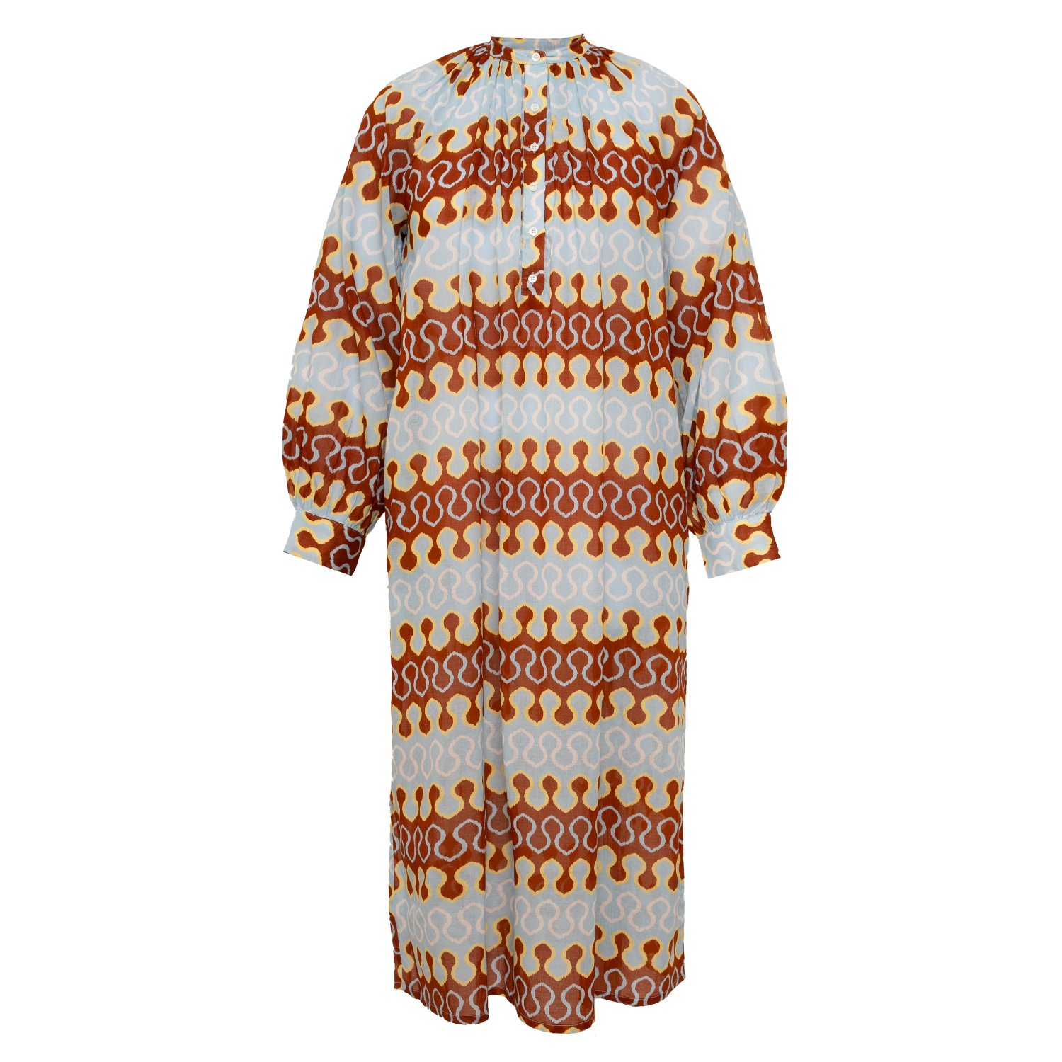 RIO seventies print maxi dress
