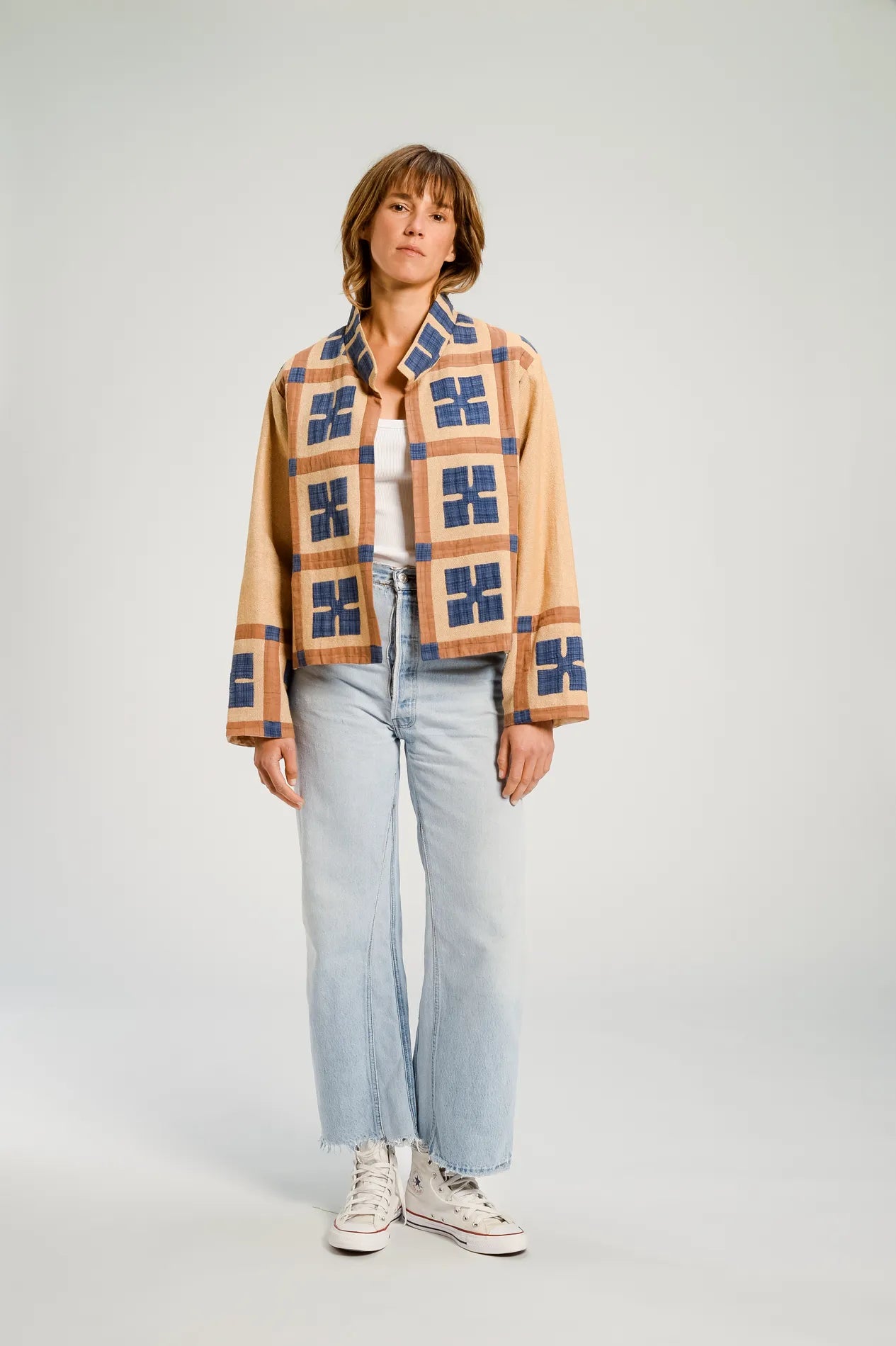 VESTE NARA MOTIFS PATCHWORK V DE VINSTER