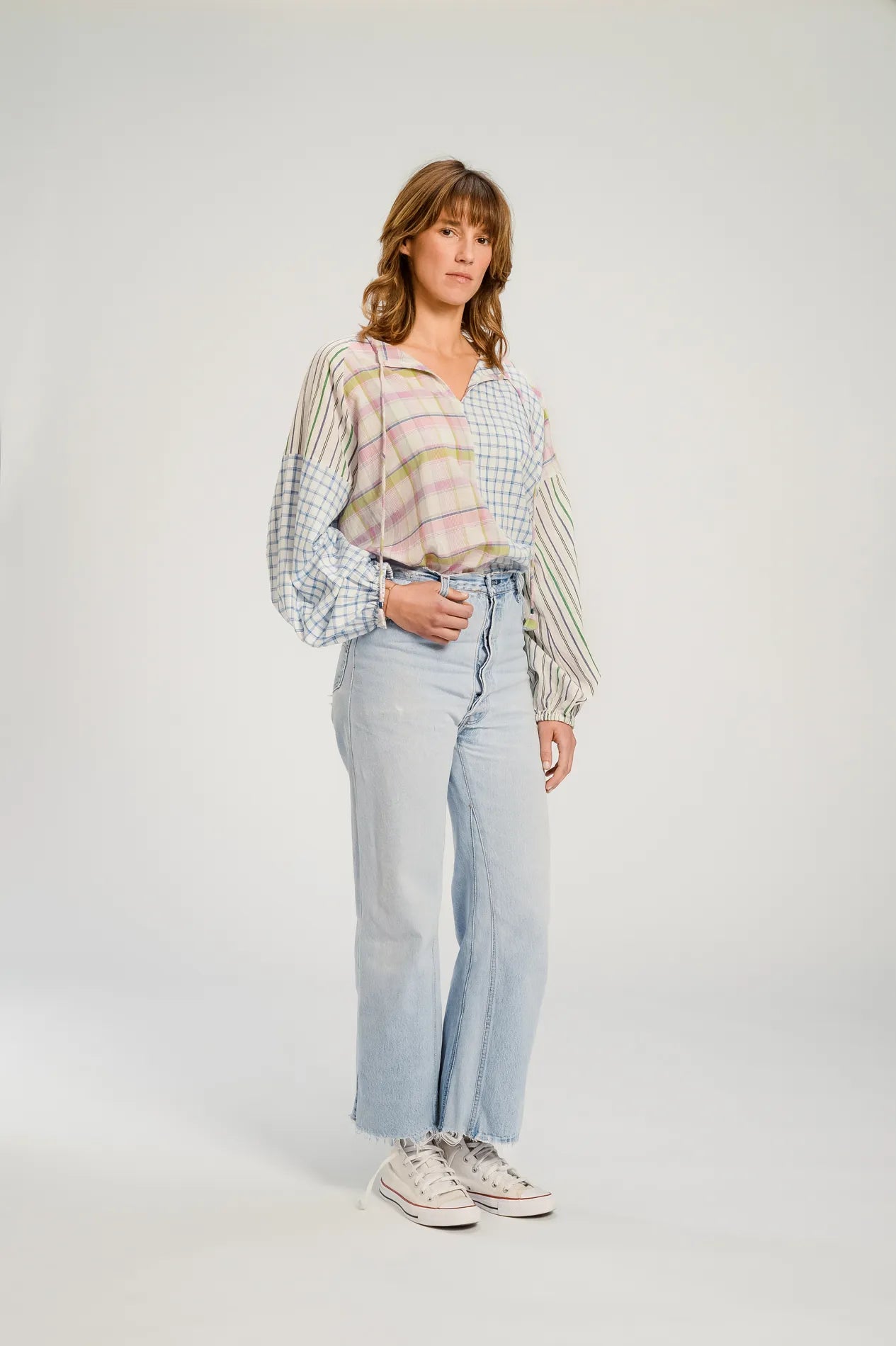 Blouse patchwork rose PUSHKAR