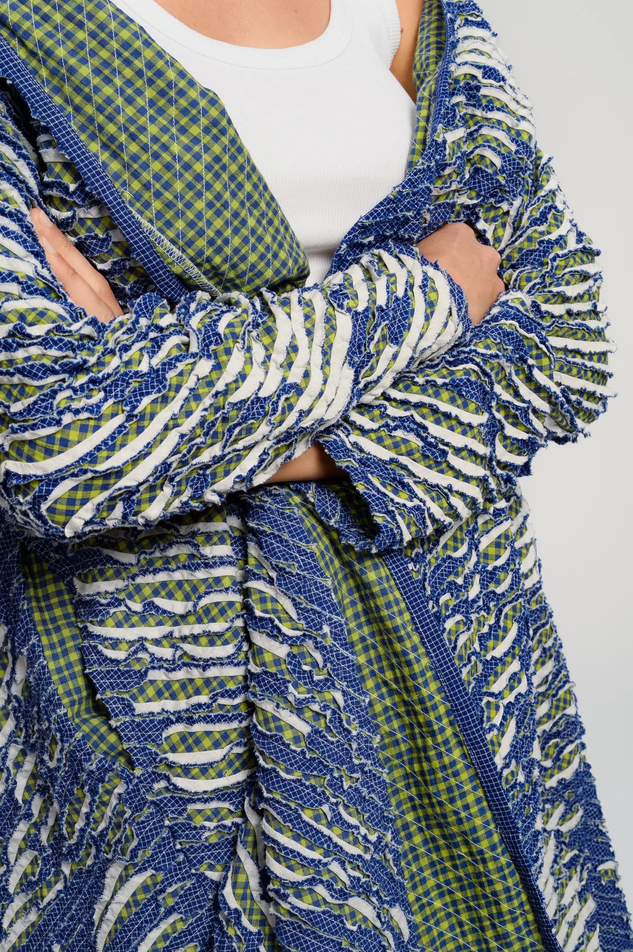 Long blue PUSHKAR jacket