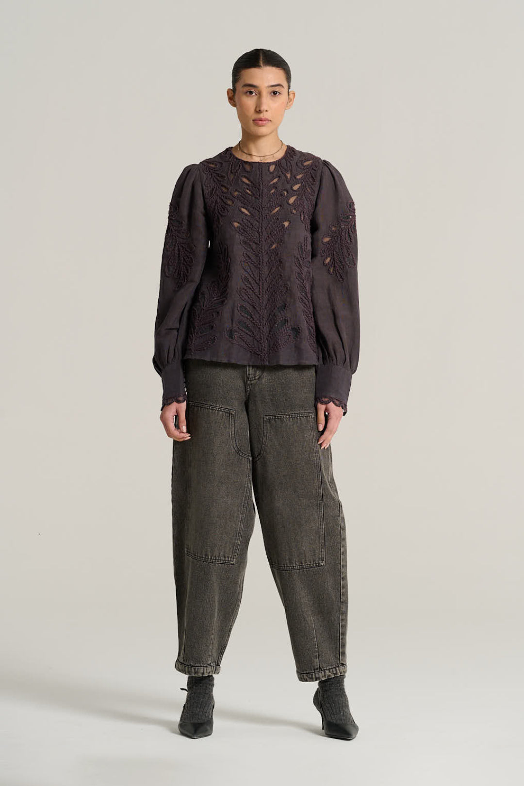 Blouse en dentelle RAPHAEL
