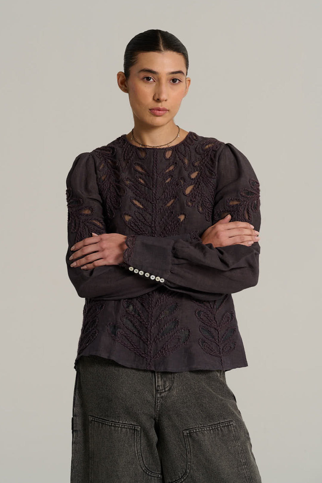 Blouse en dentelle RAPHAEL