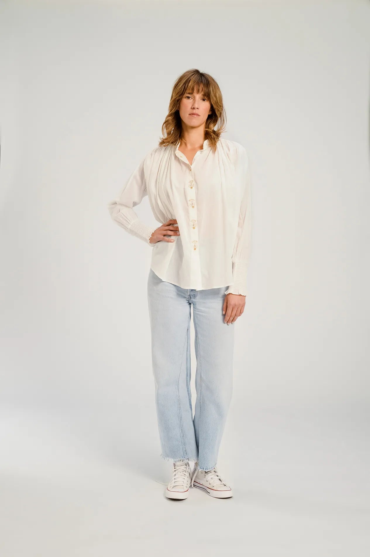 Chemisier blanc SANTIAGO