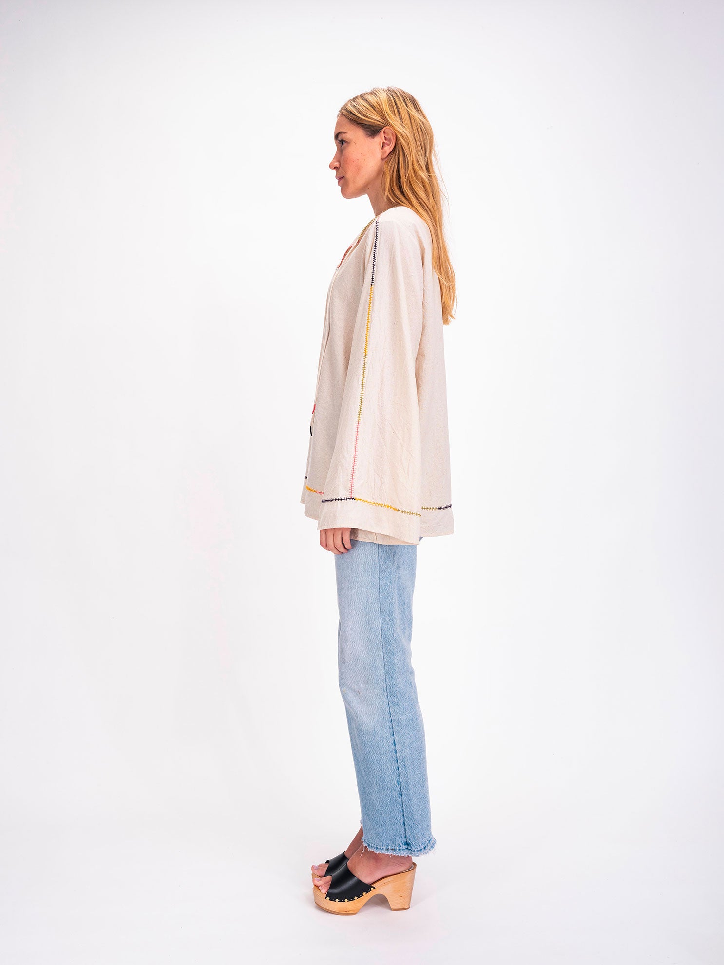 Pondicherry Cream Cotton Clouse