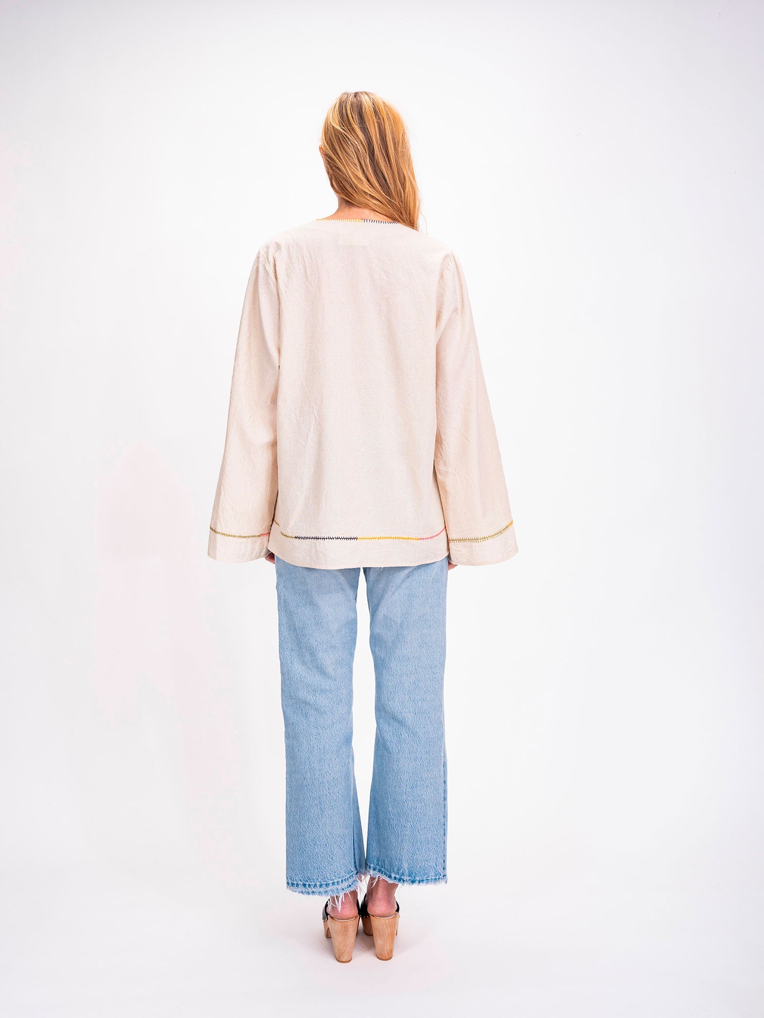 Pondicherry Cream Cotton Clouse