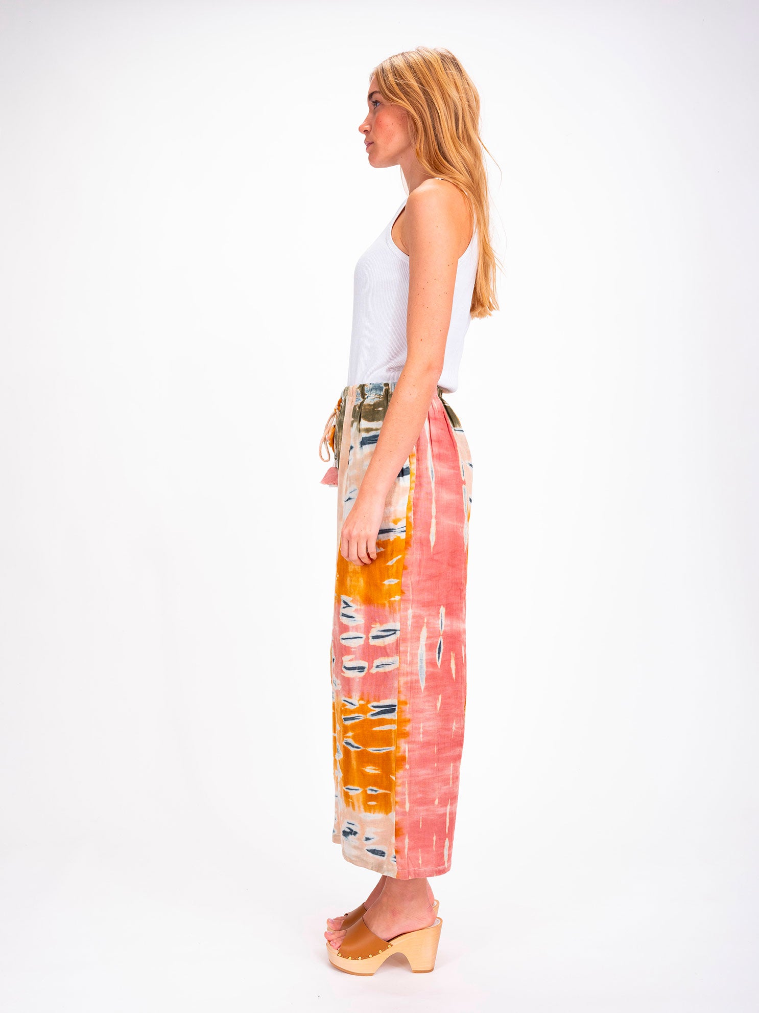 Pink Tie and Dye Pants