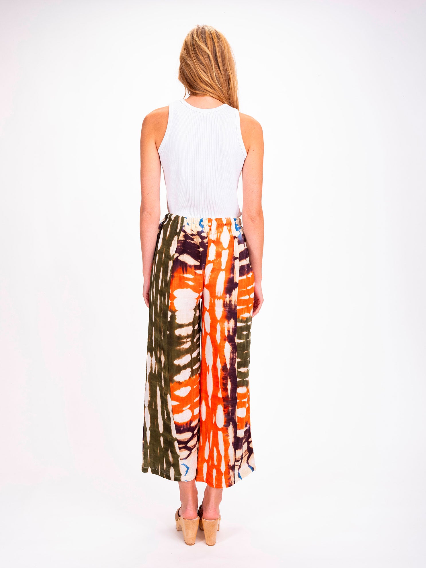 Orange Tie and Dye Pants