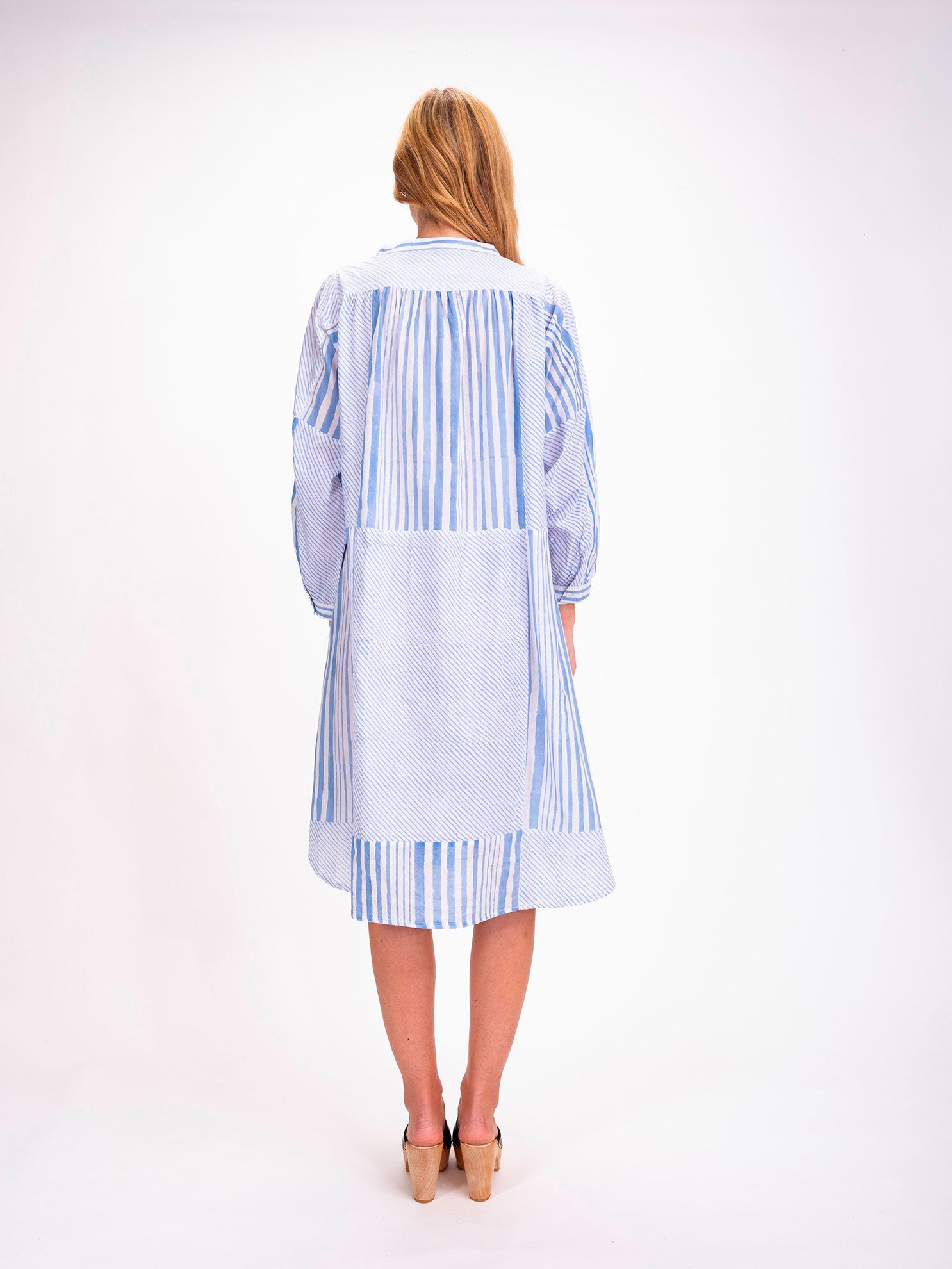 Shiva Blue Striped Dress