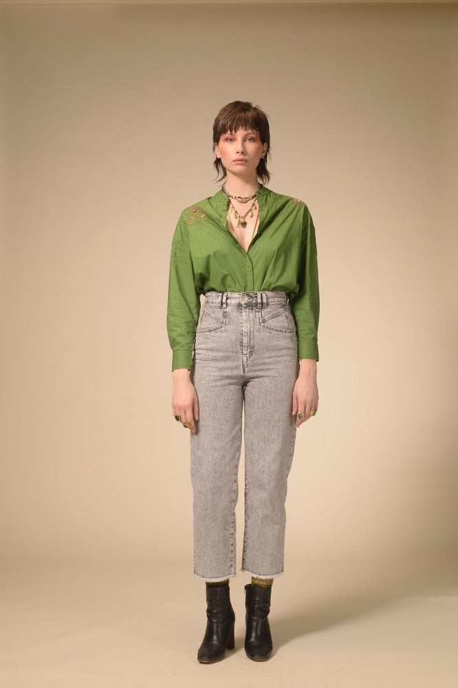 Green starry Star shirt