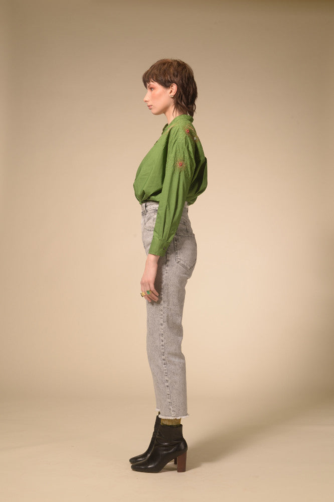 Green starry Star shirt