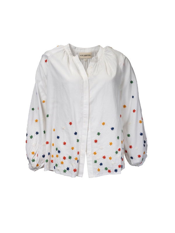 Blouse brodée étoile Mata
