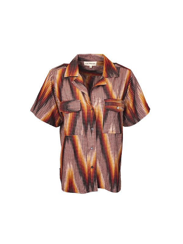Smirti flame print shirt