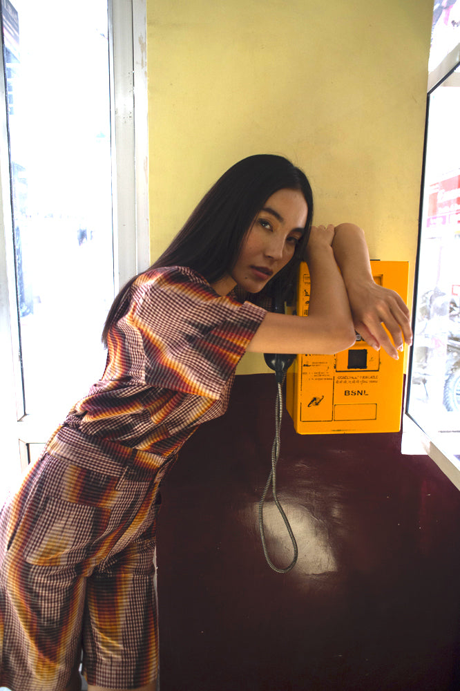 Smirti flame print shirt
