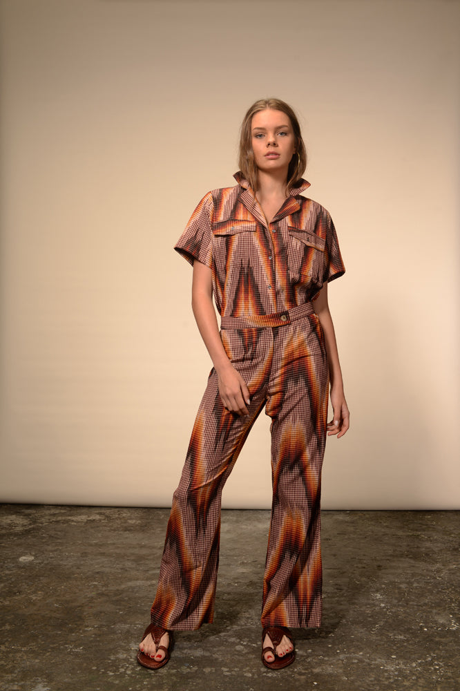 Smirti flame print pants