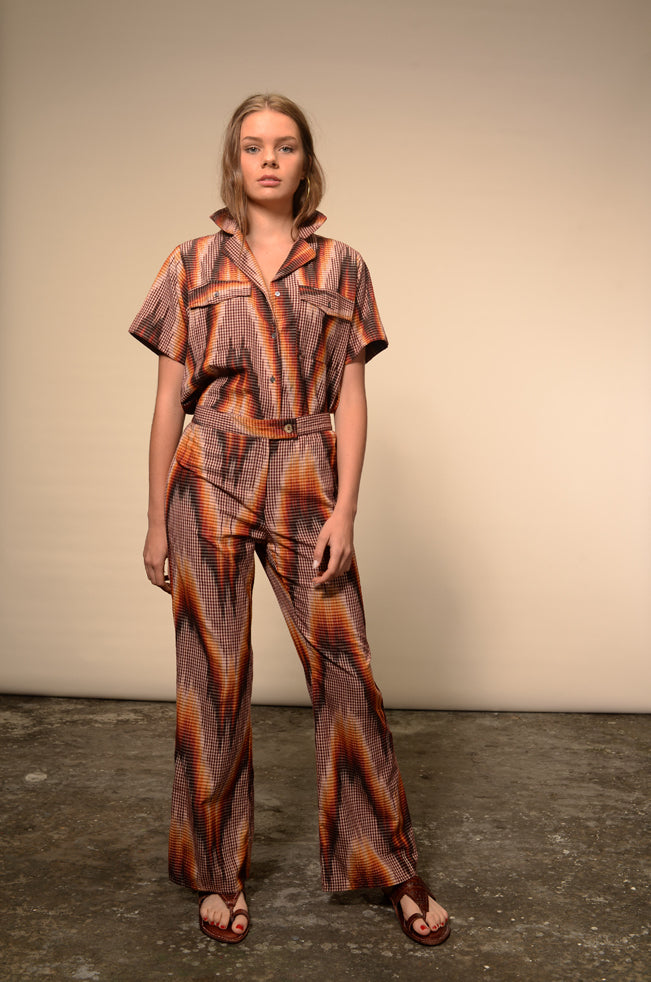 Smirti flame print pants