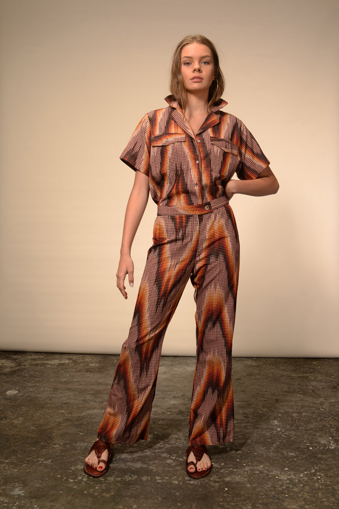 Smirti flame print pants