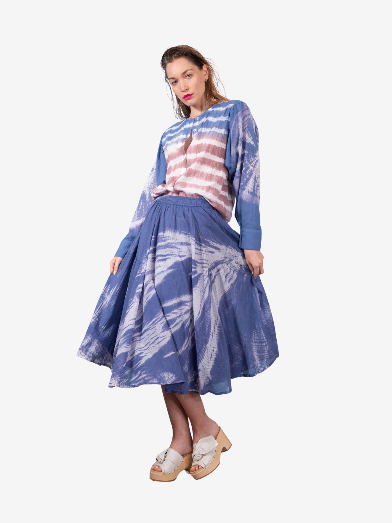 Jupe longue tie and dye RAHI
