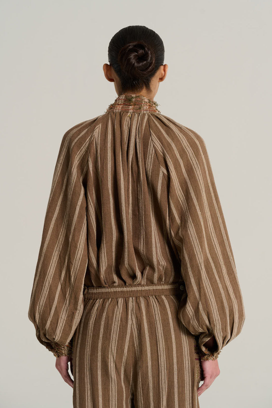 ARTHUR cream linen blouse