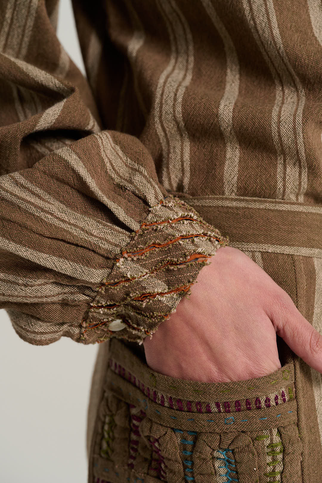 ARTHUR cream linen blouse