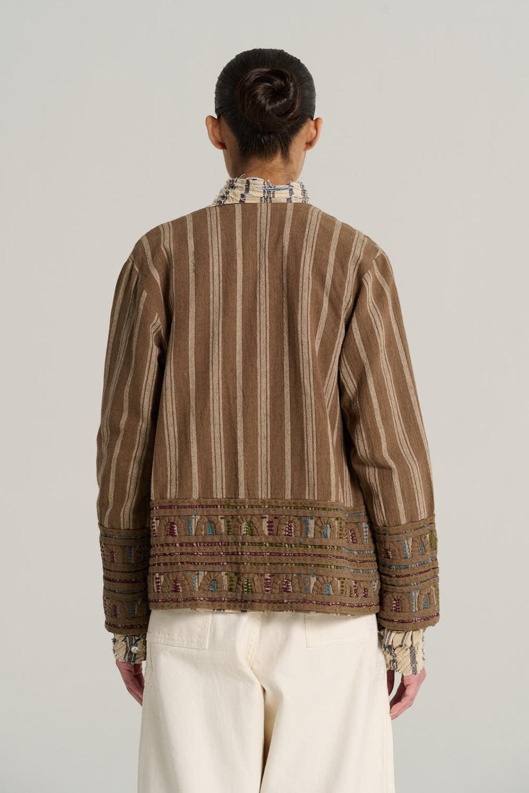 ARTHUR tobacco linen jacket