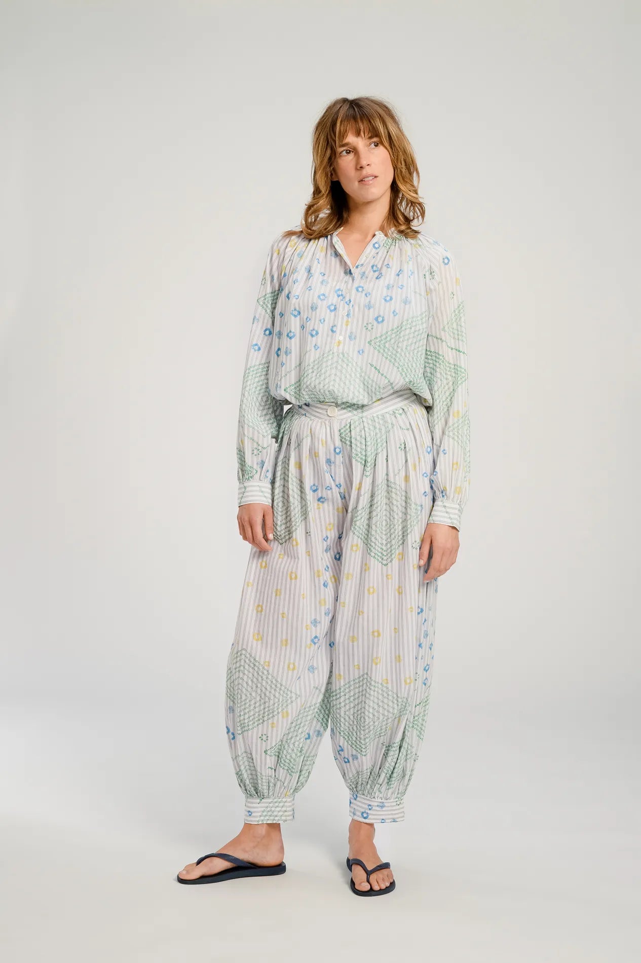 V DE VINSTER BLUE BAYA PANTS 