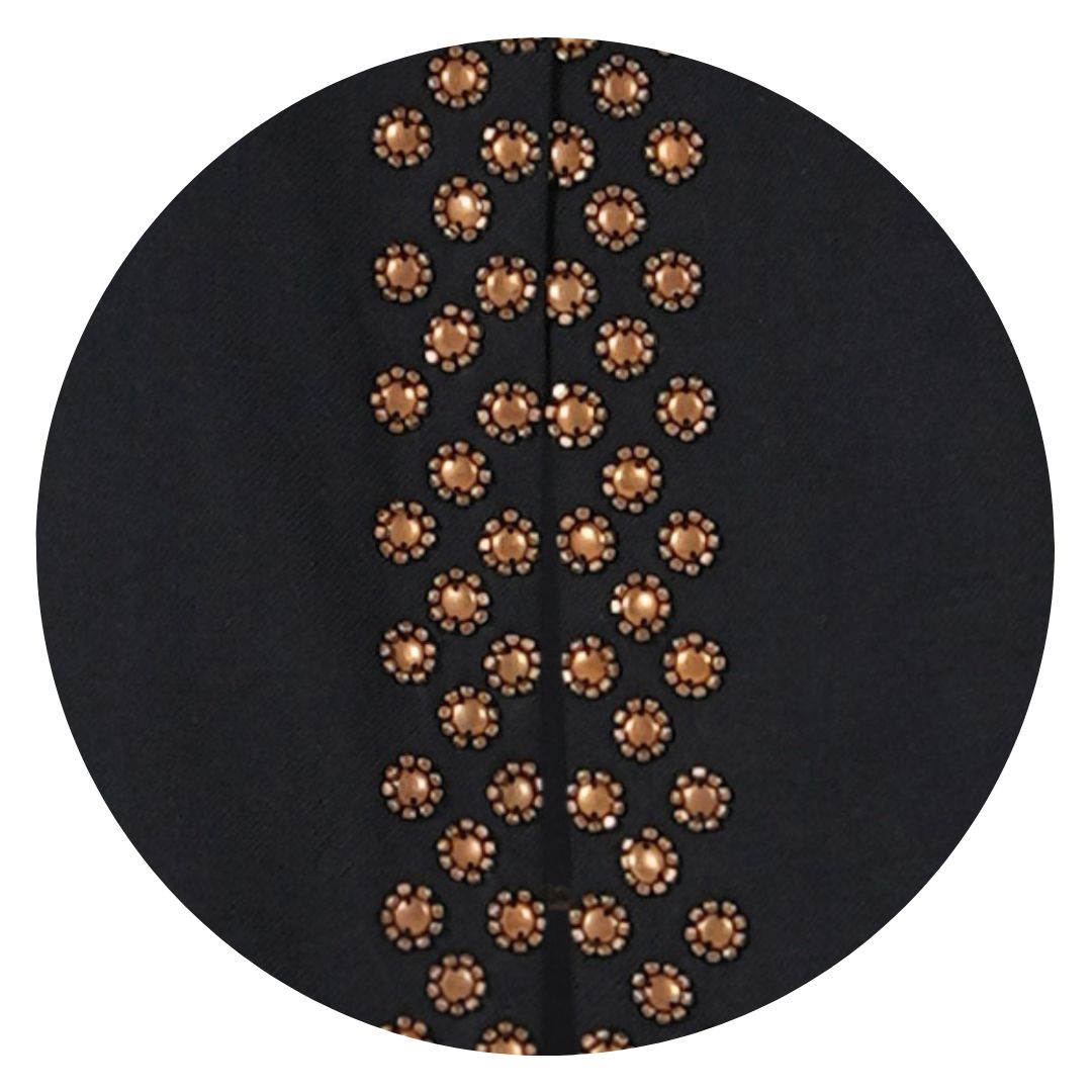 BLING Gold Sequin Long Skirt