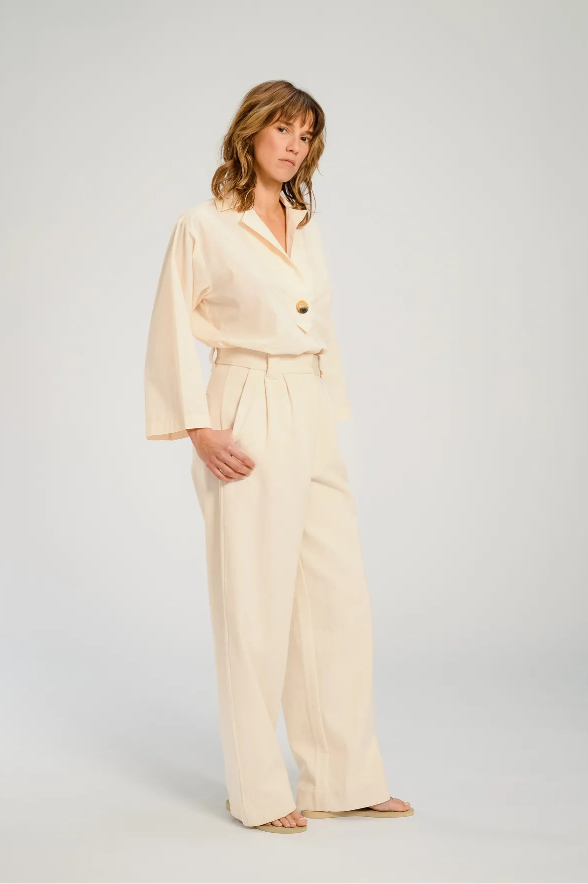 creme summer v de vinster bogota blouse 