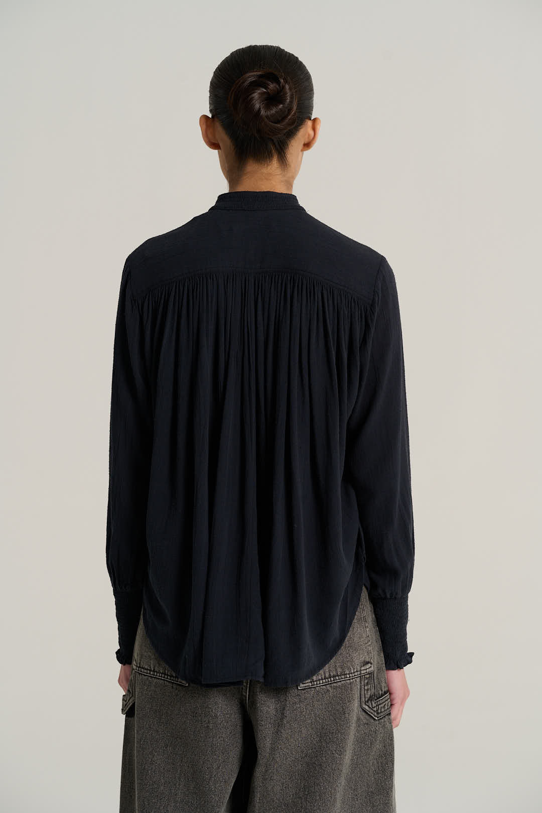 CESAR Olive Wild Silk Shirt