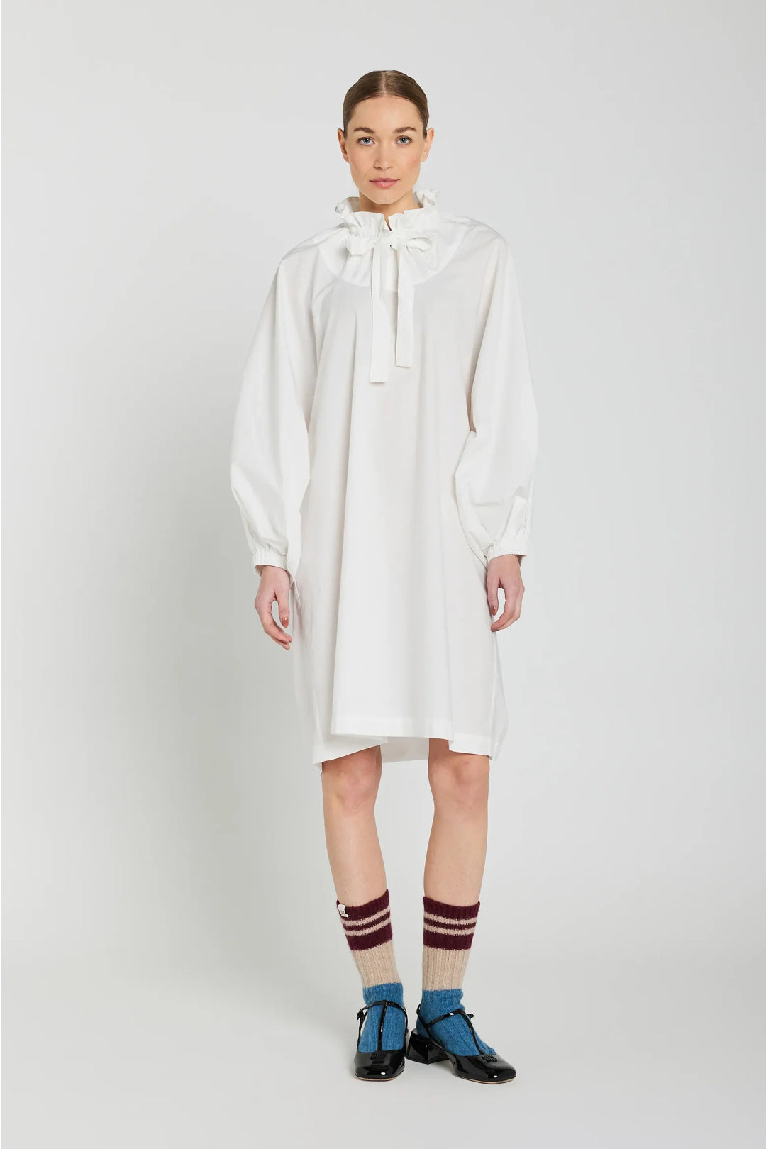 CLARA short white dress
