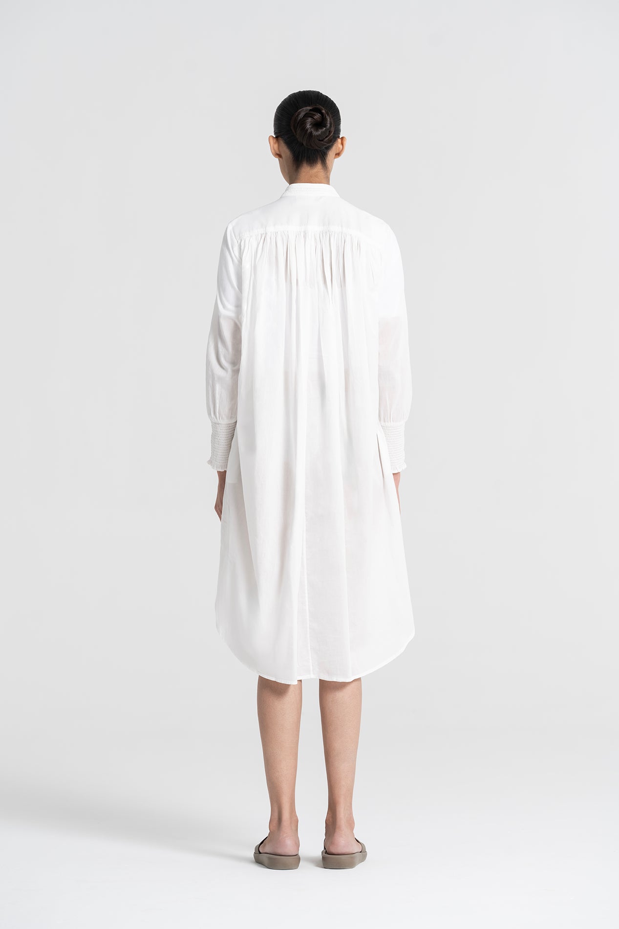 SANTIAGO Long white dress
