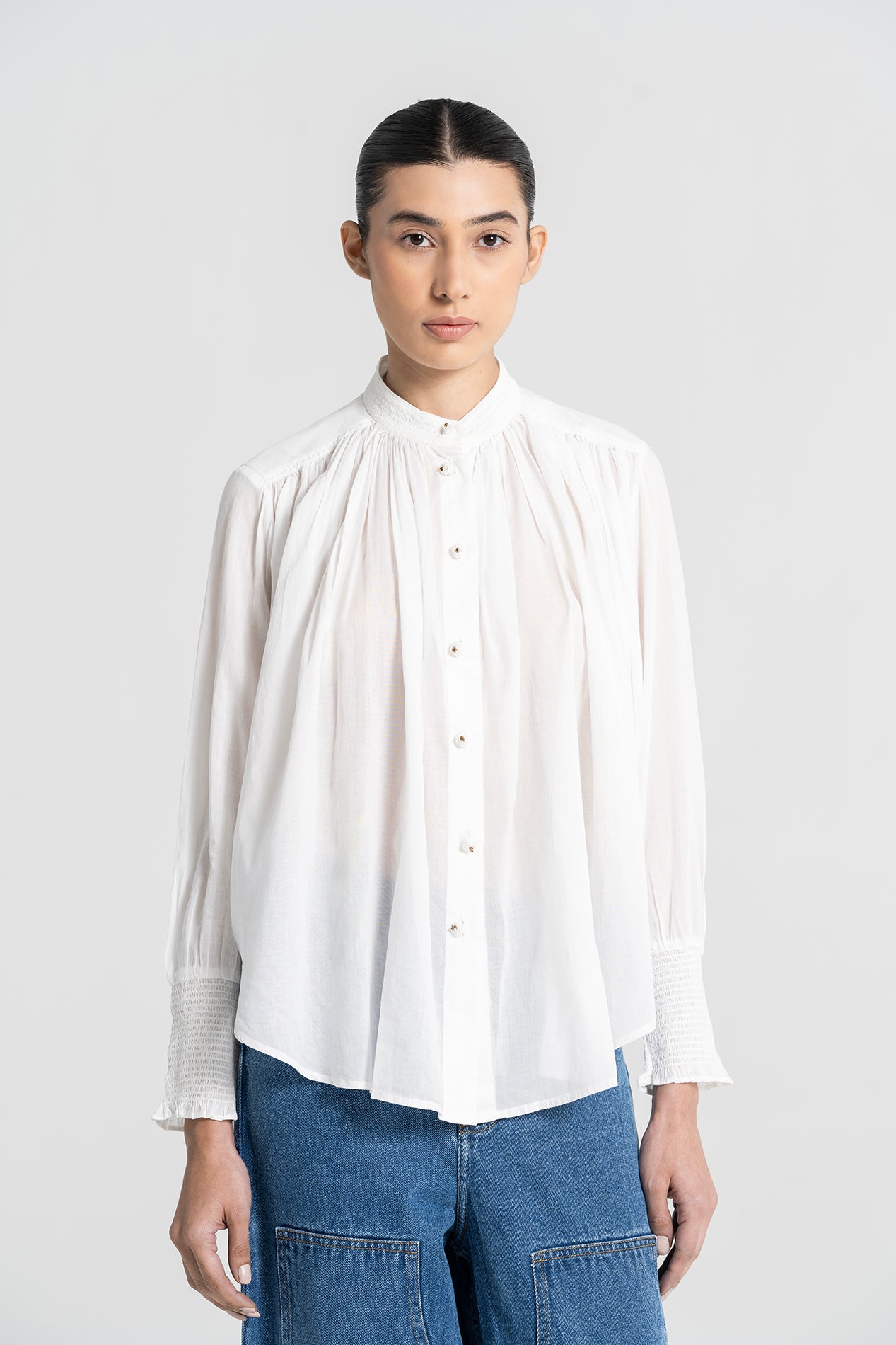 Chemisier blanc SANTIAGO