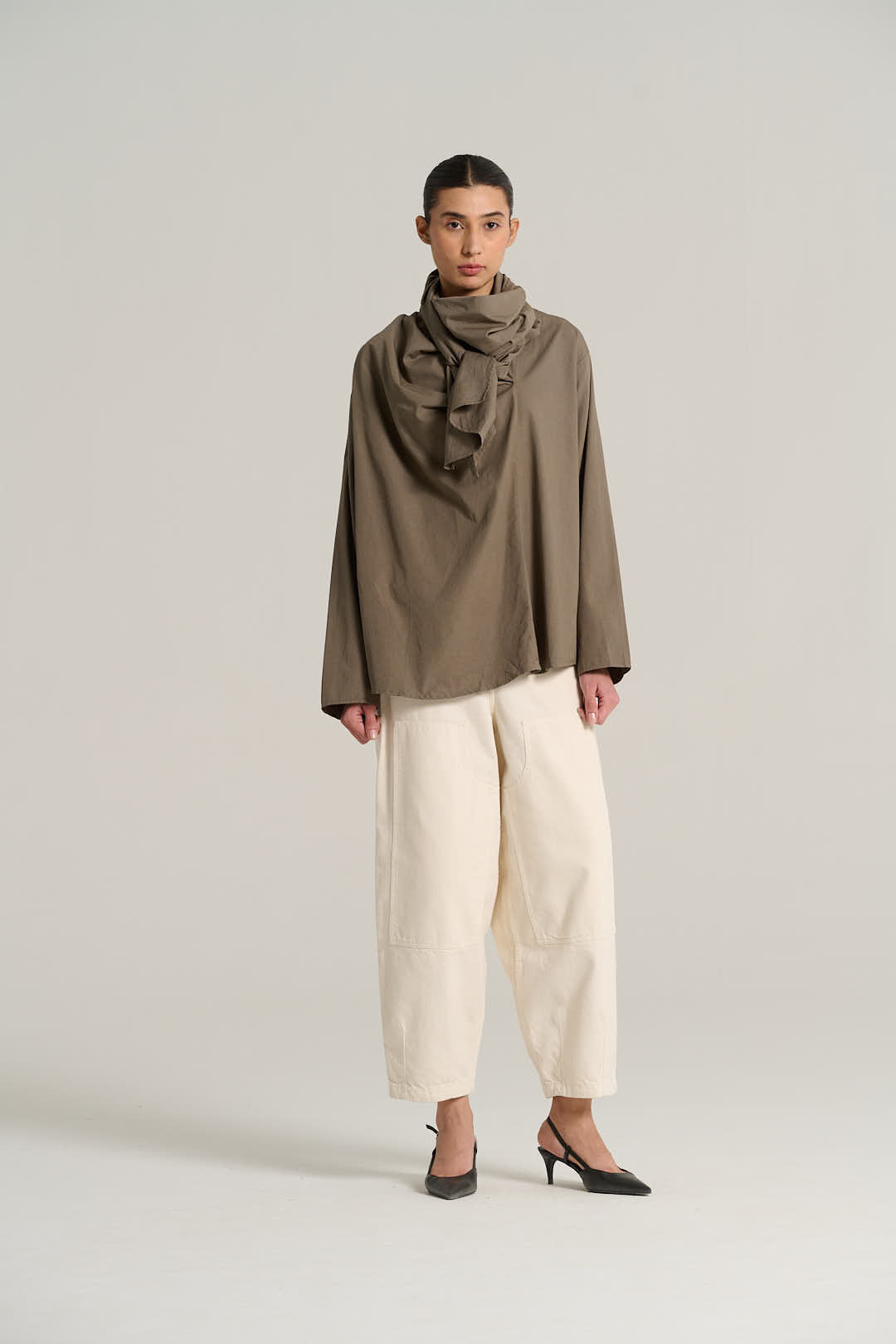 Anthracite blouse MARCEL