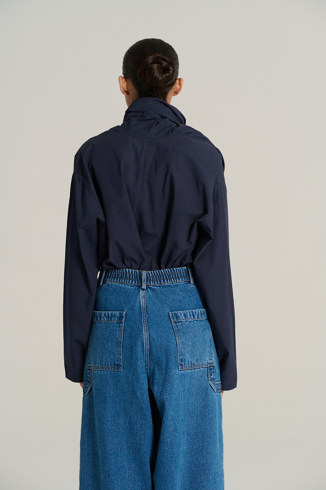 Pantalon denim bleu EMILE