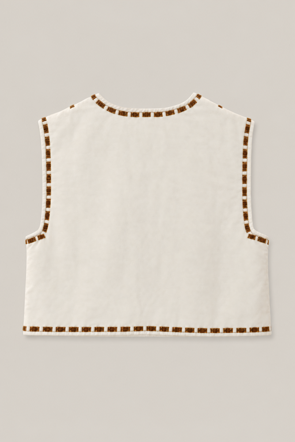 CAMILLE white velvet bolero