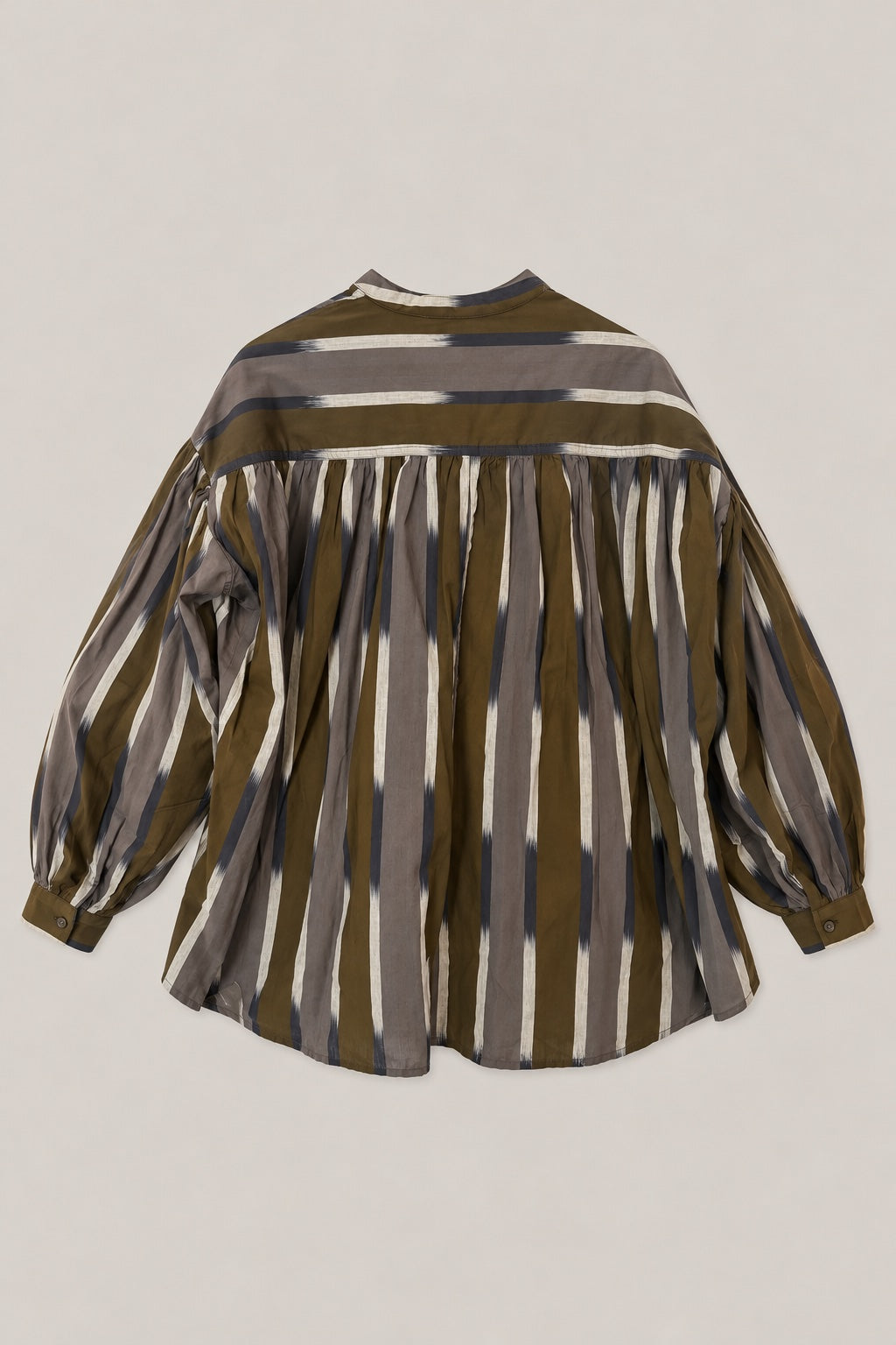 Chemise col mao ikat PABLO