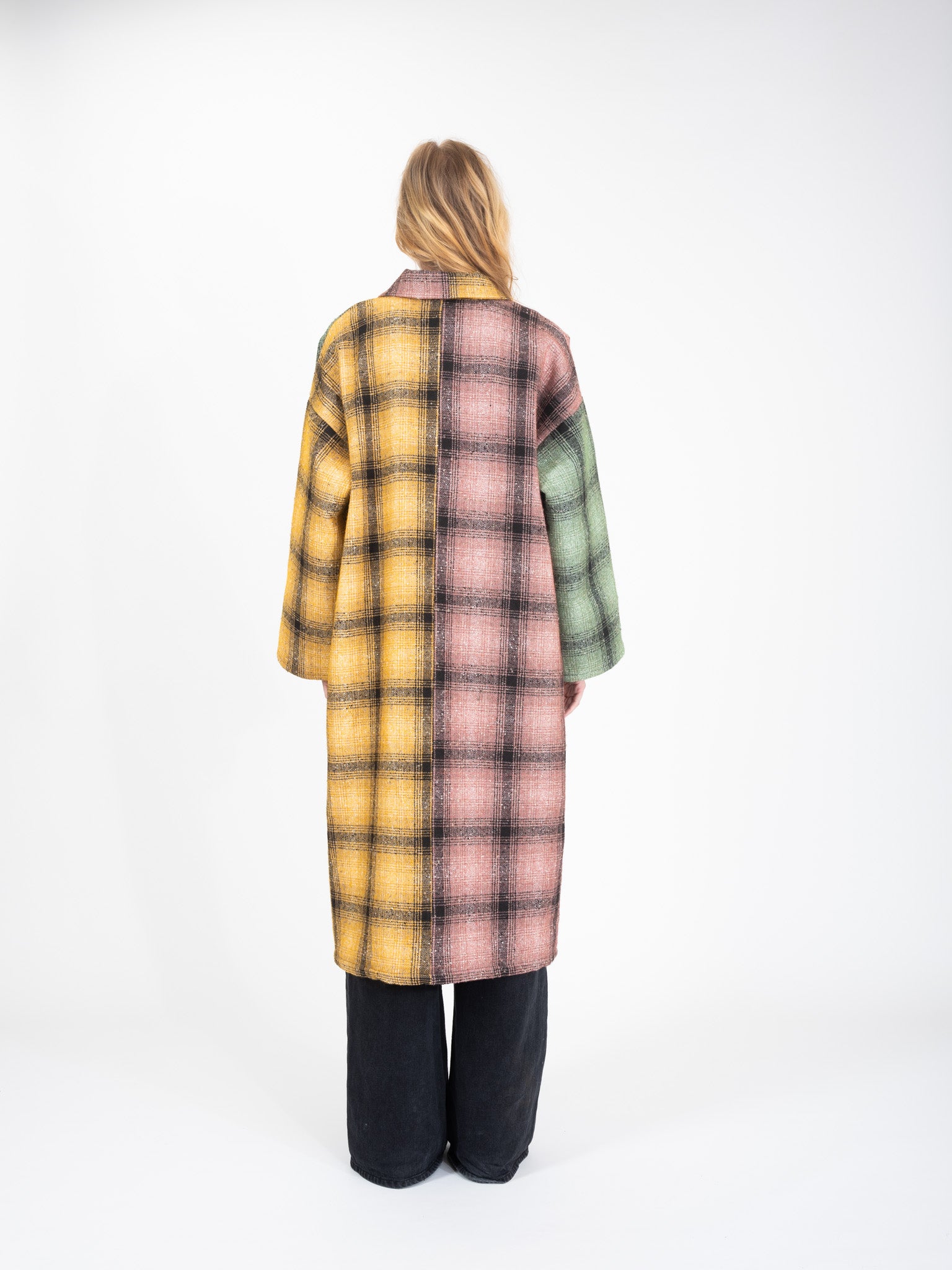 Manteau en tweed à carreaux FREE