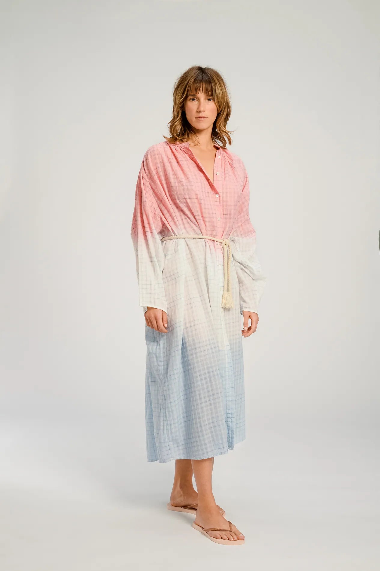 BLEU ROSE HIMI DRESS TIE AND DYE 